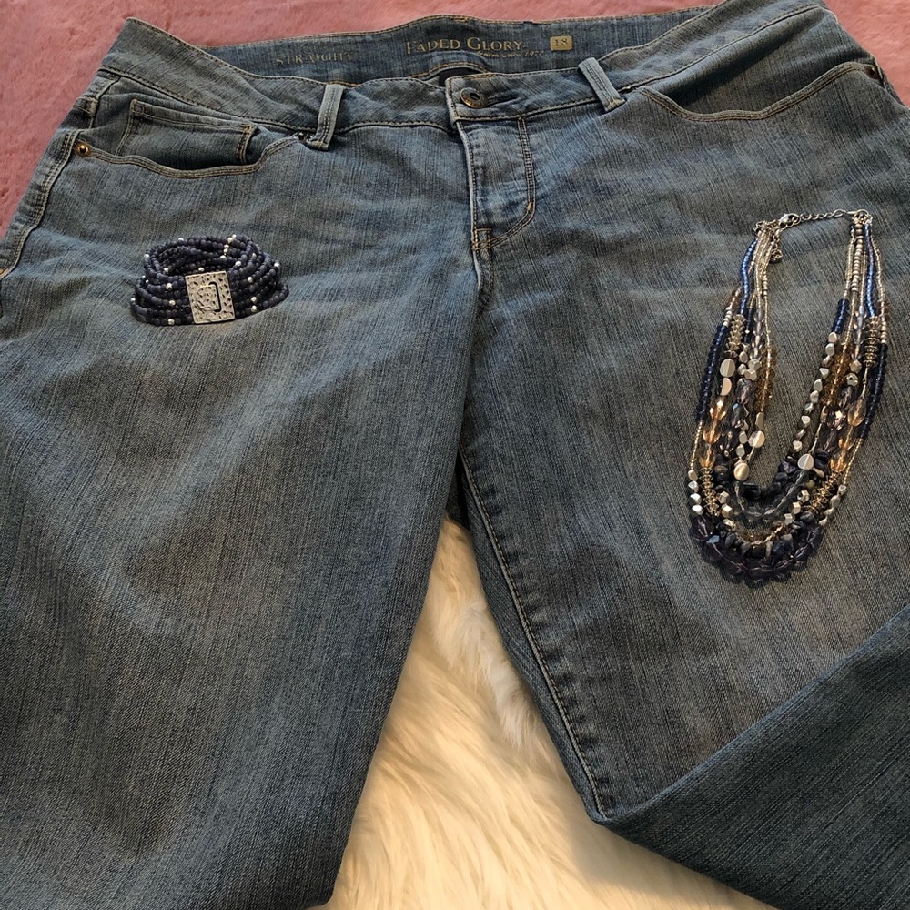 Faded Glory straight leg jeans